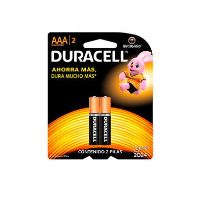 Pilas Duracell AAA x 2 u