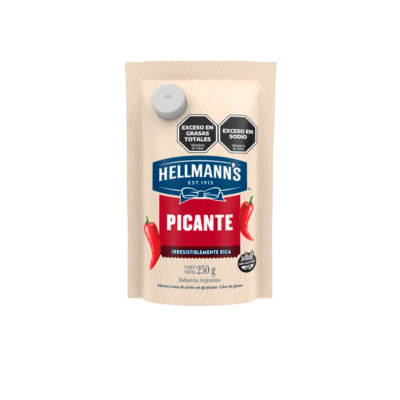 Aderezo Hellman´s Picante 250 gr