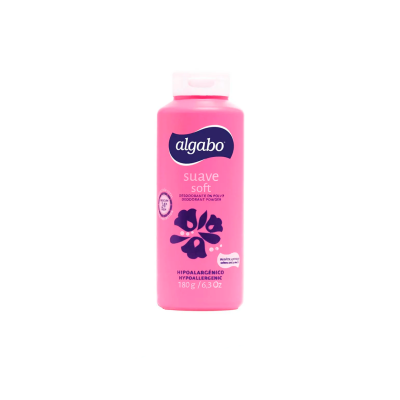 Talco Desodorante Control Rosa Algabo 180 gr