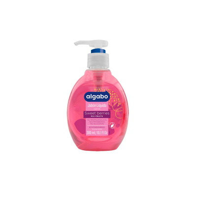 Jabón Liquido Algabo C/Valv Frutos Rojos 300 ml