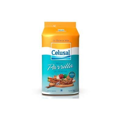 Sal Celusal Parrillera Paquete 1 kg