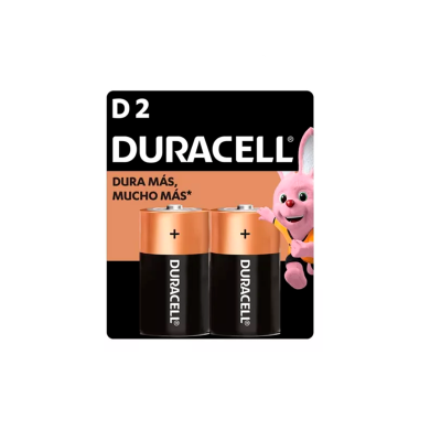 Pilas Duracell D2 x 2 u