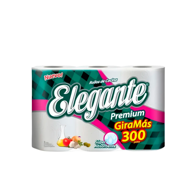 Rollo Cocina Elegante Premium 3 x 100 Paños