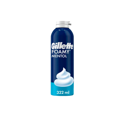Espuma de Afeitar Gillette Foamy Mentol 322 ml