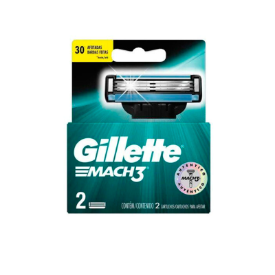 Repuesto Afeitadora Gillette Mach 3+  2 u