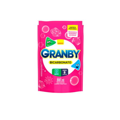 Jabón Líquido Granby Bicarbonato de Rosas 800 ml