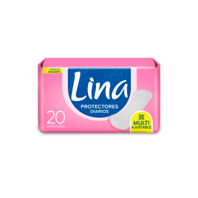 Protectores Diarios Lina Multiajustables 20 u