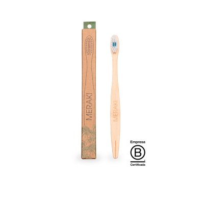 Meraki Cepillo de Dientes Biodegradable de Bambú (cerda dura)