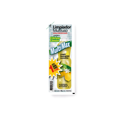 Limpiador de Pisos MultiMax Limón Doypack 35 ml