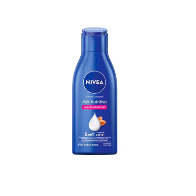 Crema Corporal Nivea Milk Nutritiva 125 ml