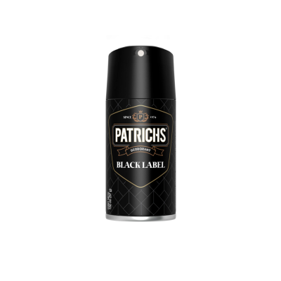 Desodorante Patrich en Aerosol Black Label 150 ml