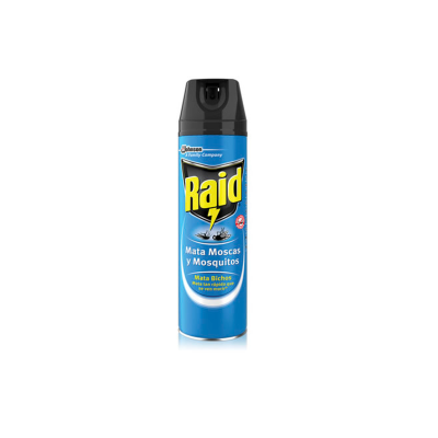 Insecticida en Aerosol Raid Mata Moscas y Mosquitos x 380 cc
