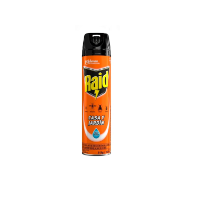 Insecticida en Aerosol Raid Casa y Jardín Mata Moscas y Mosquitos 360 cc