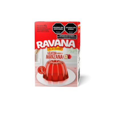 Gelatina Ravana Manzana 40 gr