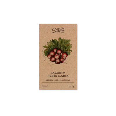 Semillas Rabanito Punta Blanca 5 gr