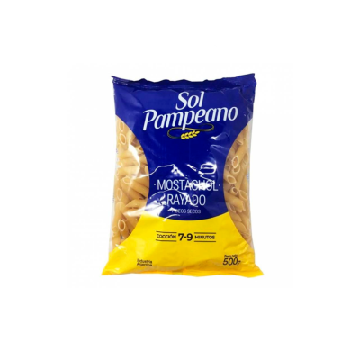 Fideos Sol Pampeano Mostachol Rayado 500 gr