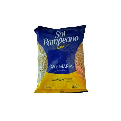 Fideos Sol Pampeano Ave Maria  500 gr