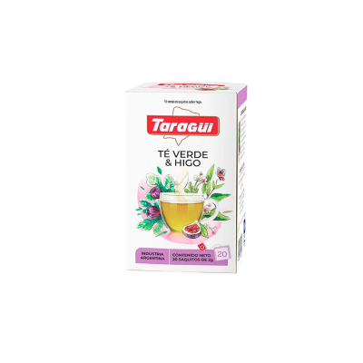 Té Verde Taragüi Higo x 20 u