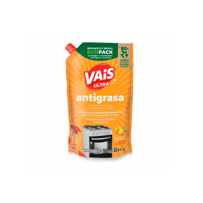 Limpiador Liquido Vais Antigrasa Doypack 900 ml