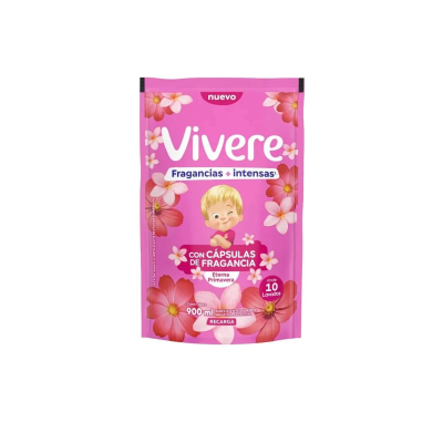 Suavizante Para Ropa Vivere Eterna Primavera 900 ml