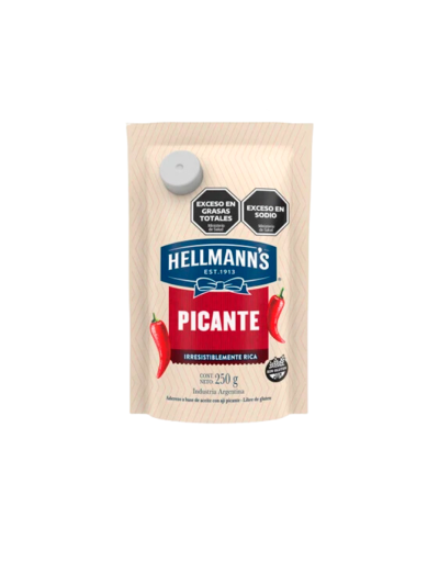 Aderezo Hellman´s Picante 250 gr