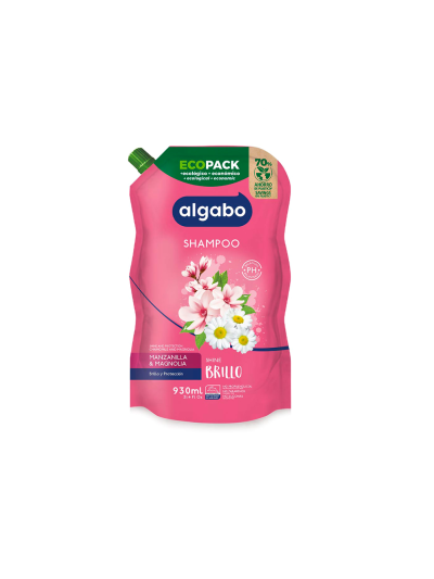 Shampoo Algabo Brillo Doypack 930 ml