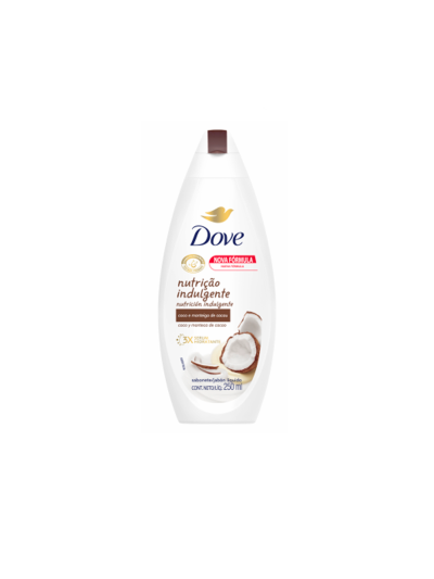 Jabón Líquido corporal Dove Nutrición indulgente Leche de Coco 250 ml