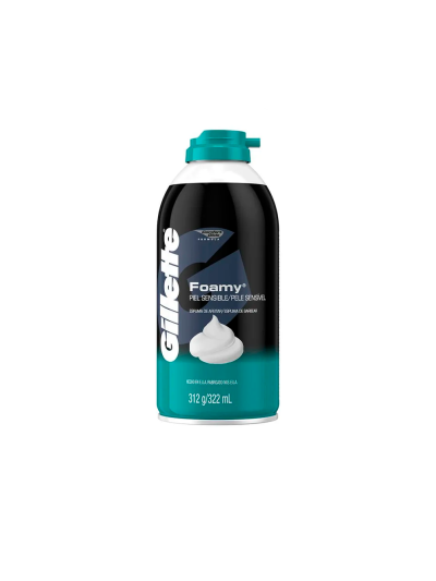 Espuma de Afeitar Gillette Foamy Piel Sensible 322 ml