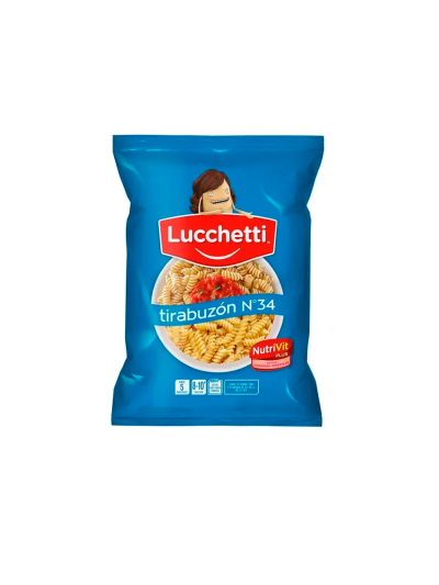 Fideos Lucchetti Tirabuzon N34 500 gr