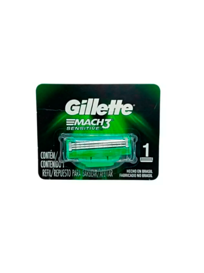 Repuesto Afeitadora Gillette Mach 3 Sensitive x 1 u