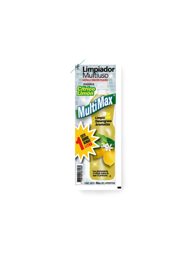 Limpiador de Pisos MultiMax Limón Doypack 35 ml