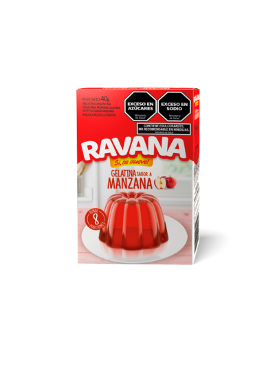 Gelatina Ravana Manzana 40 gr