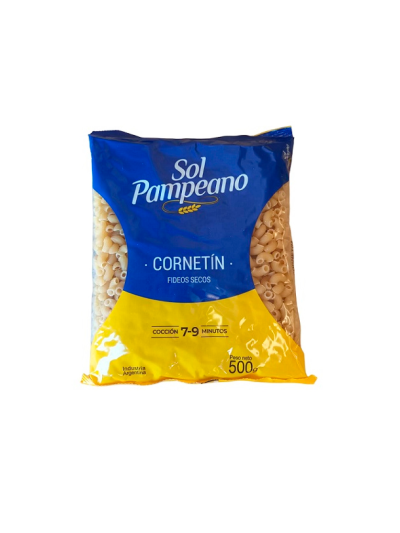 Fideos Sol Pampeano Cornetin 500 gr