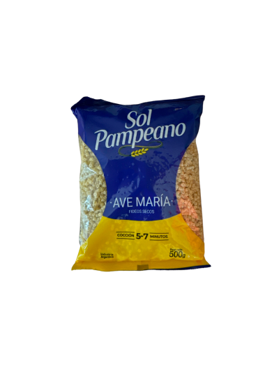 Fideos Sol Pampeano Ave Maria  500 gr