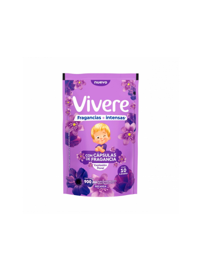 Suavizante Vivere Explosión Floral 900 ml