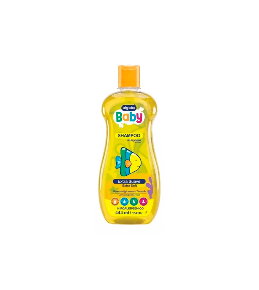 Shampoo Algabo Baby Extra Suave 444 ml