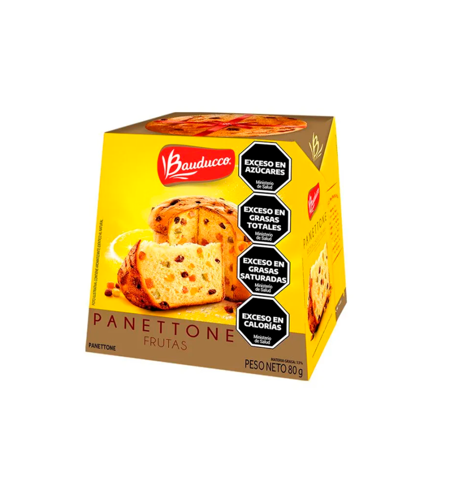 Pannetonne Bauducco Frutas 80 gr