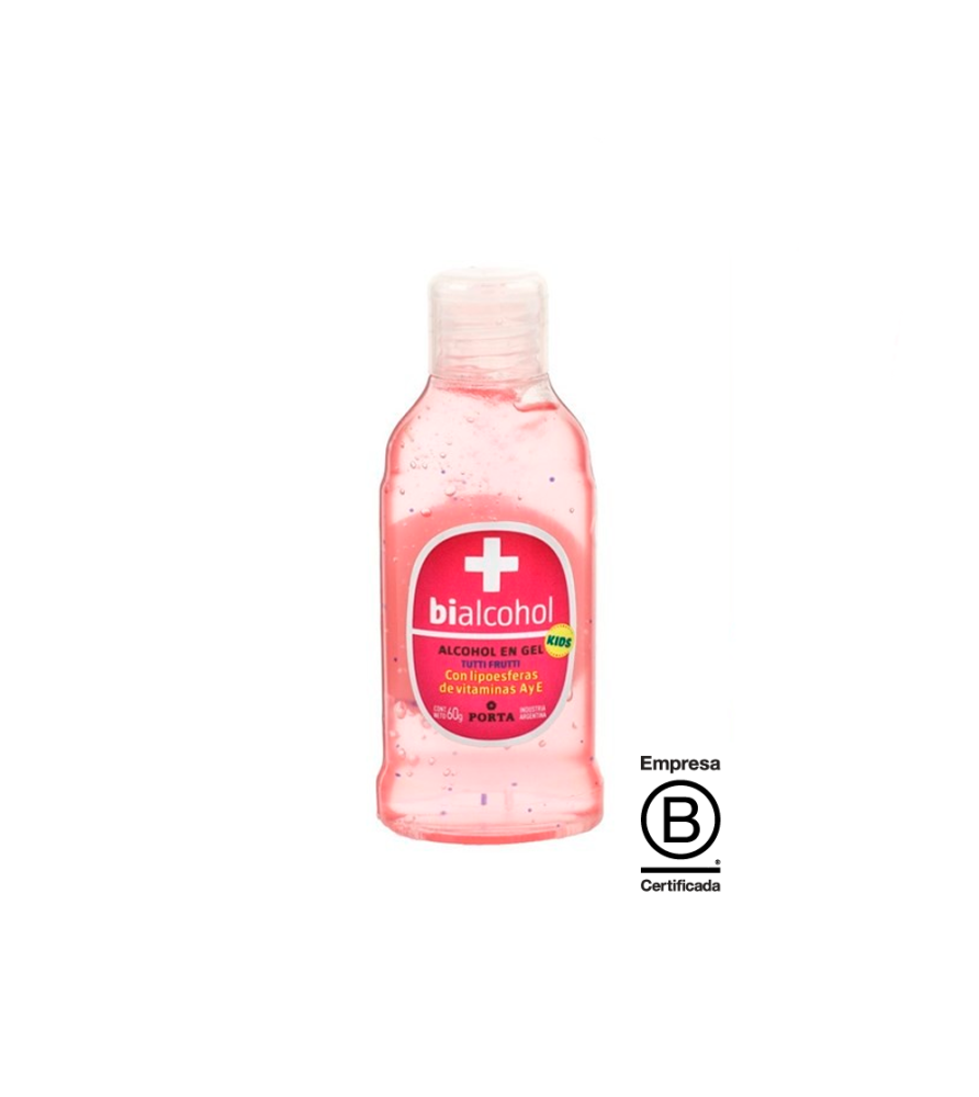 Alcohol en Gel Bialcohol Kids Pink 60 ml