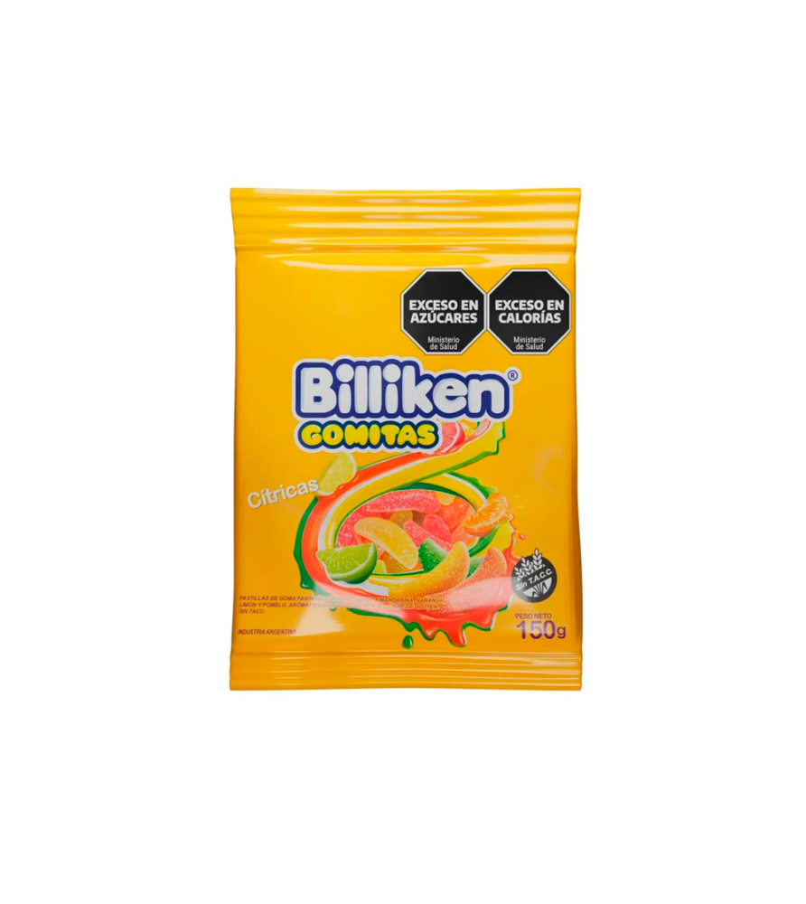 Gomitas Billiken Citricas 150 gr