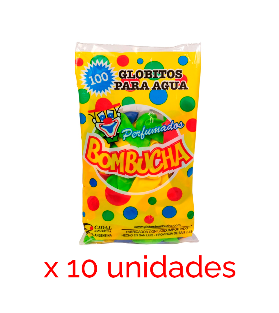 Globitos De Agua Bombucha x 10 bolsas