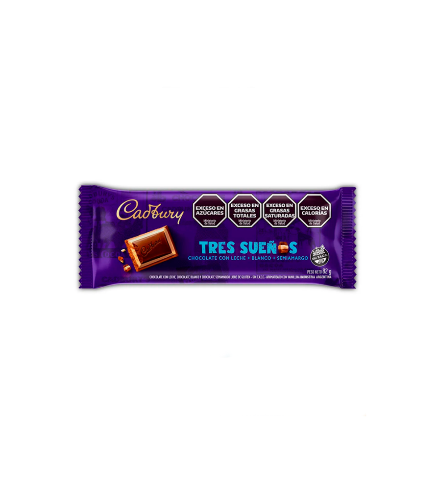 Chocolate Cadbury Tres Sueños 82 gr