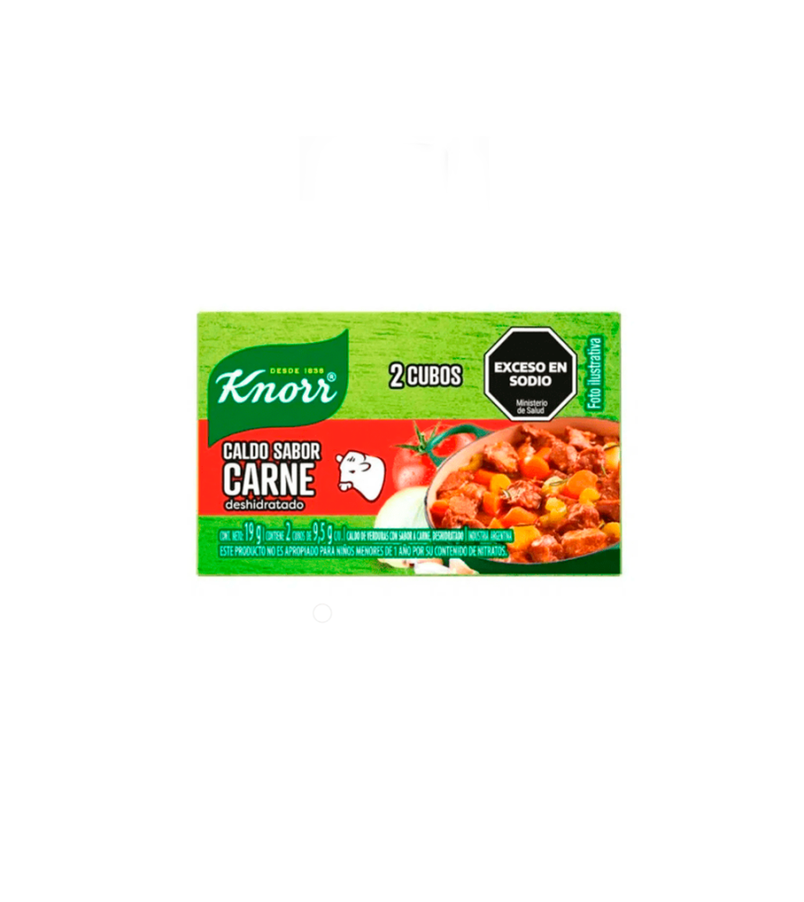 Caldo Knorr Sabor Carnes x 2 un