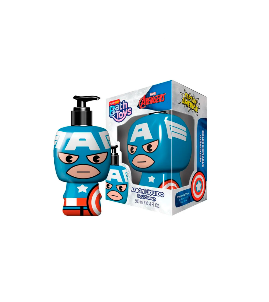 Jabón Liquido Avengers Capitán America 300 ml