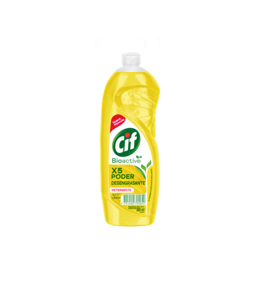 Detergente CIF Bioactive Limón 300 ml