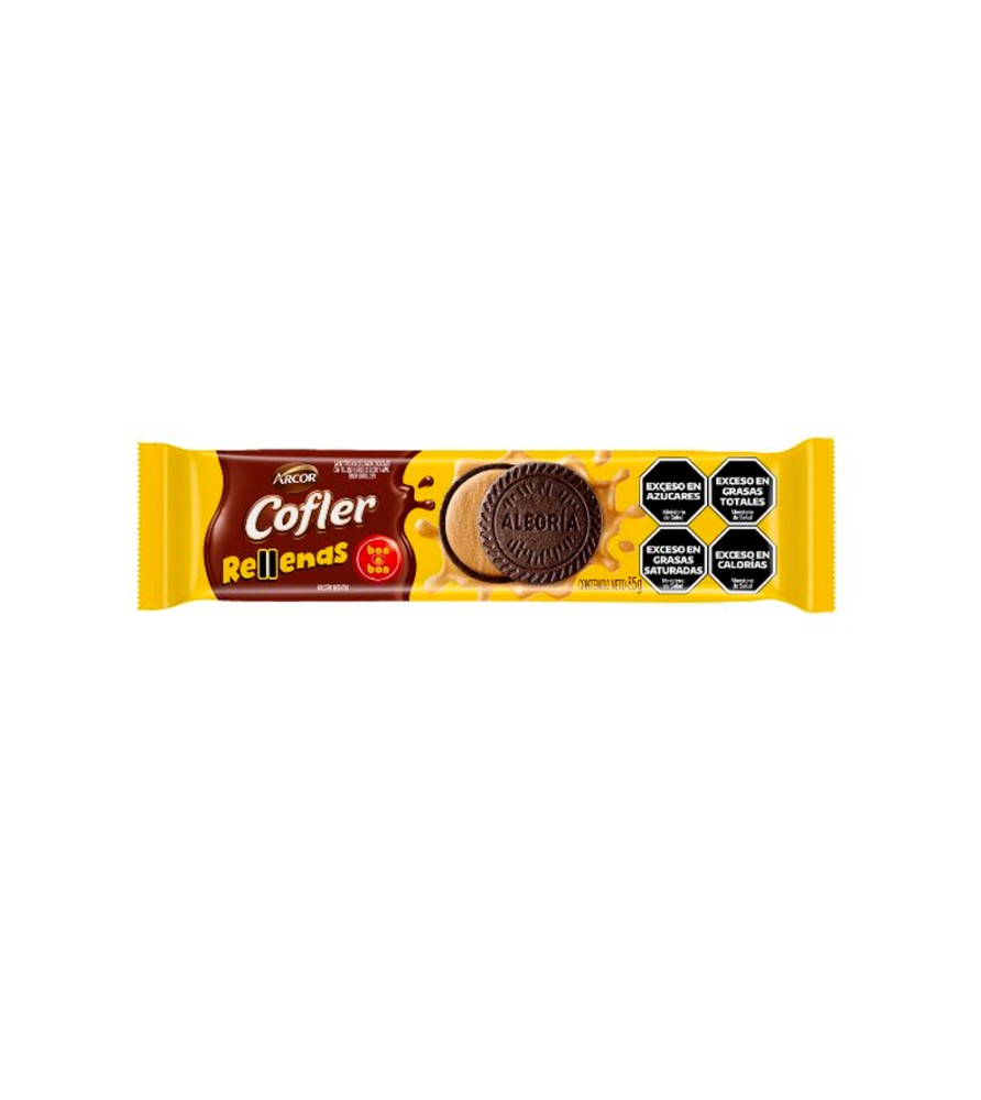 Galletitas Cofler Chocolate Rellenas Bon o Bon 85 gr