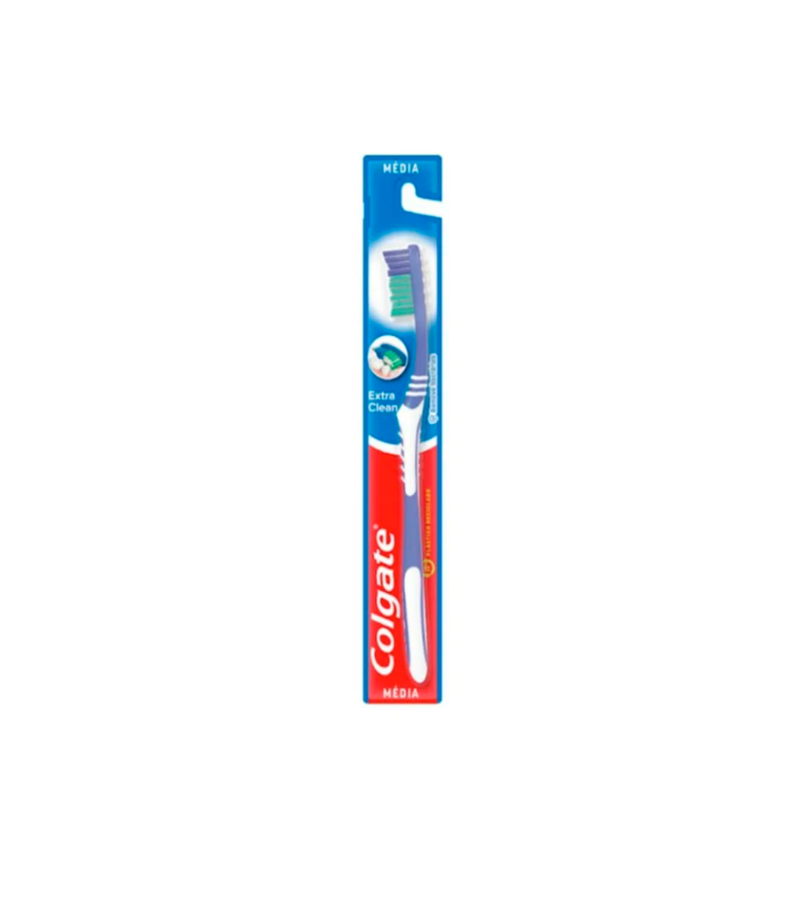 Cepillo Dental Colgate Extra Clean Mediano x 2 u