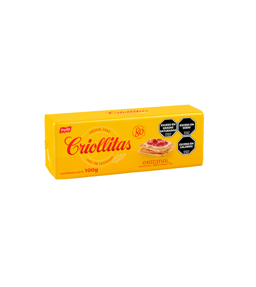 Galletitas Crackers Criollitas 100 gr