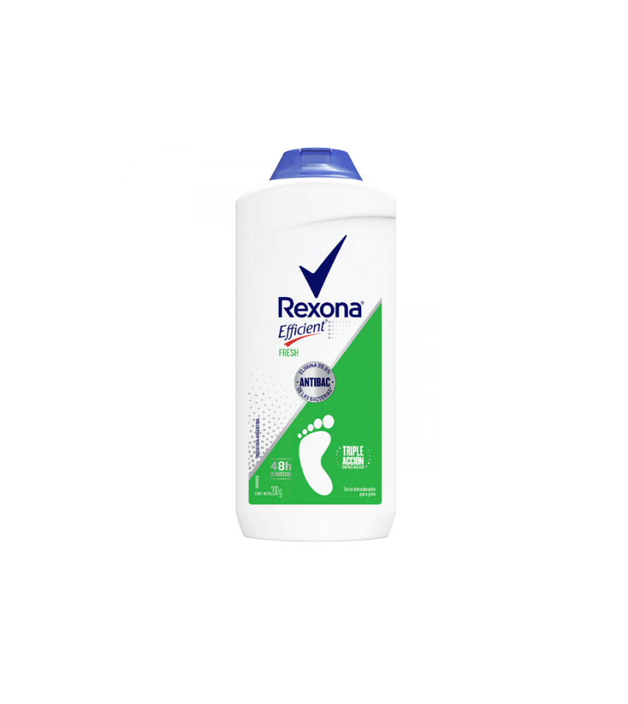 Talco Pedico Rexona Efficient Fresh 200 gr