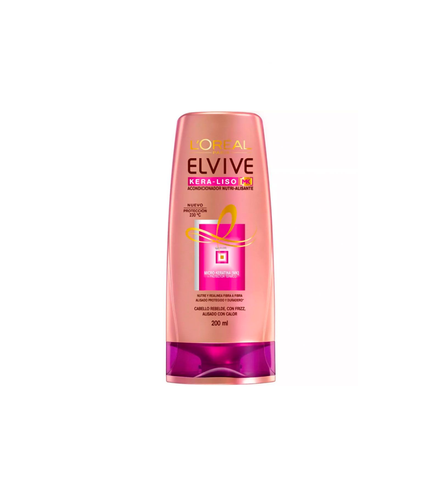 Acondicionador Elvive Keratina Liso 200 ml