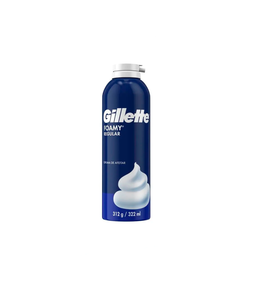 Espuma de Afeitar Gillette Foamy Regular 322 ml